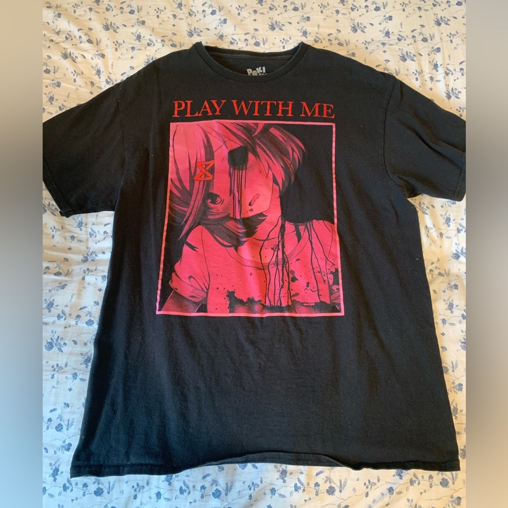 Doik Doik literature club black tee shirt Large